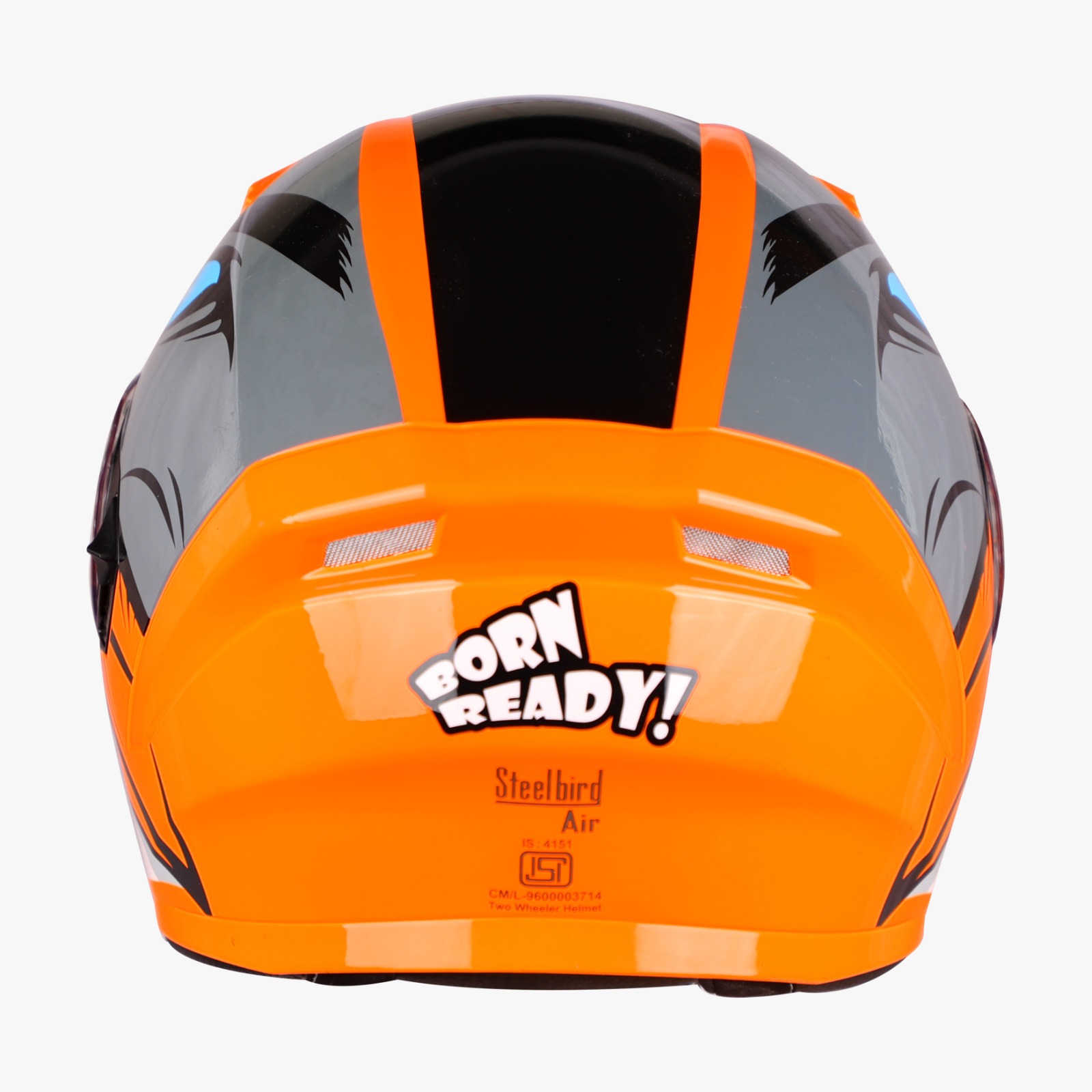 STEELBIRD SBA-21 ISS BORN READY GLOSSY FLUO NEON C/V (M)