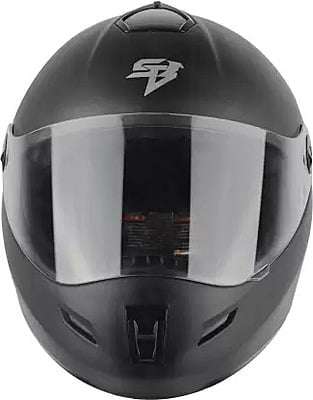 STEELBIRD SBH-2 ROX PLUS DASHING BLACK C/V (M)