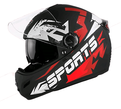 STEELBIRD SBH-34 ROX ISS R SPORTS MATT BLACK/RED C/V 580 MM (M) STEELBIRD SBH-34 ROX ISS R SPORTS MATT BLACK/RED C/V 580 MM (M)