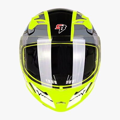 STEELBIRD SBA-21 BORN READY GLOSSY FLUO NEON C/V (M)