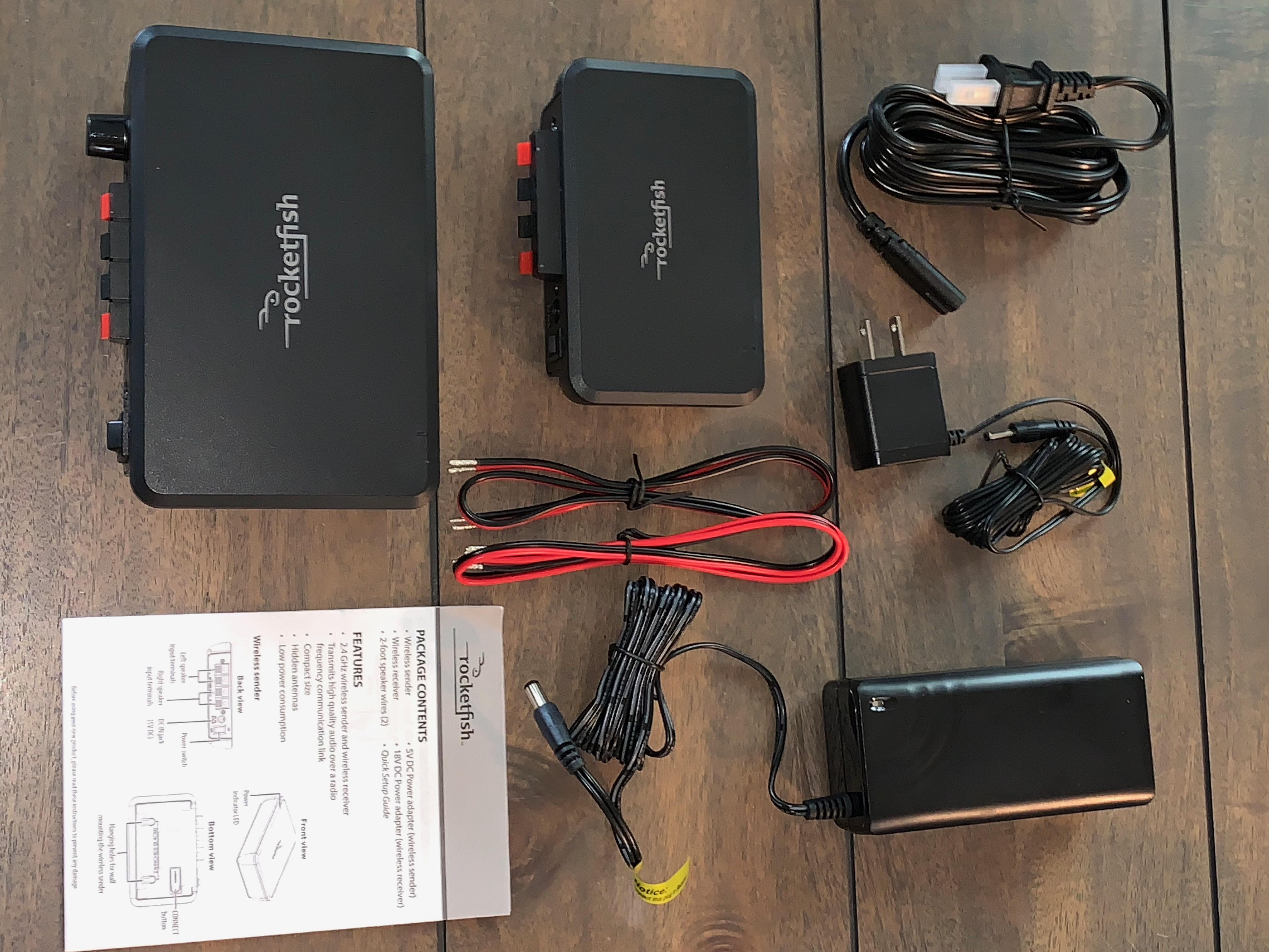 Subwoofer Wireless Rear Speaker Kit - Black