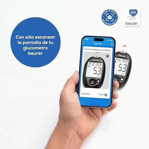 Glucómetro, medidor de glucosa