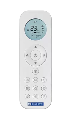 Blue Star IC512DNUR Inverter Split AC-1 Ton 5 Star with LCD Display Remote.