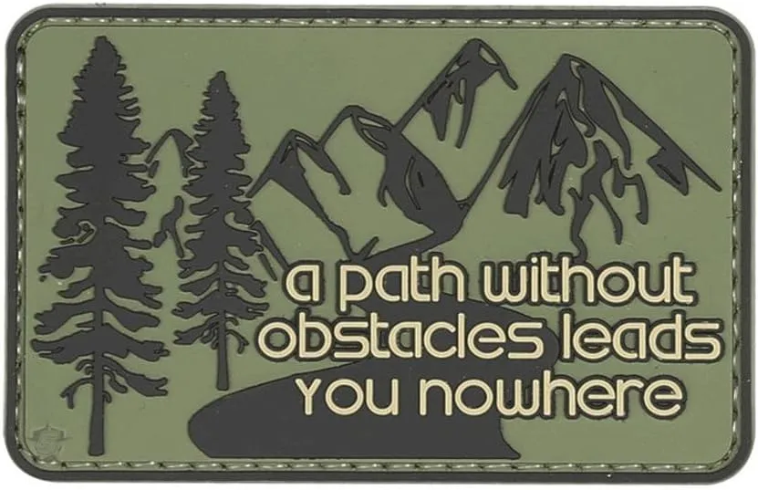 5ive Star Gear "Without Obstacles Quote Morale Patch, One Size, Multi-Colored