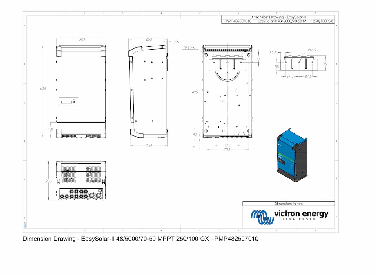5.0 kW VICTRON EasySolar - HUBBLE Combo, c/w 2x 5.5 kWh Lithium Batteries 5.0 kW VICTRON EasySolar - HUBBLE Combo, c/w 2x 5.5 kWh Lithium Batteries