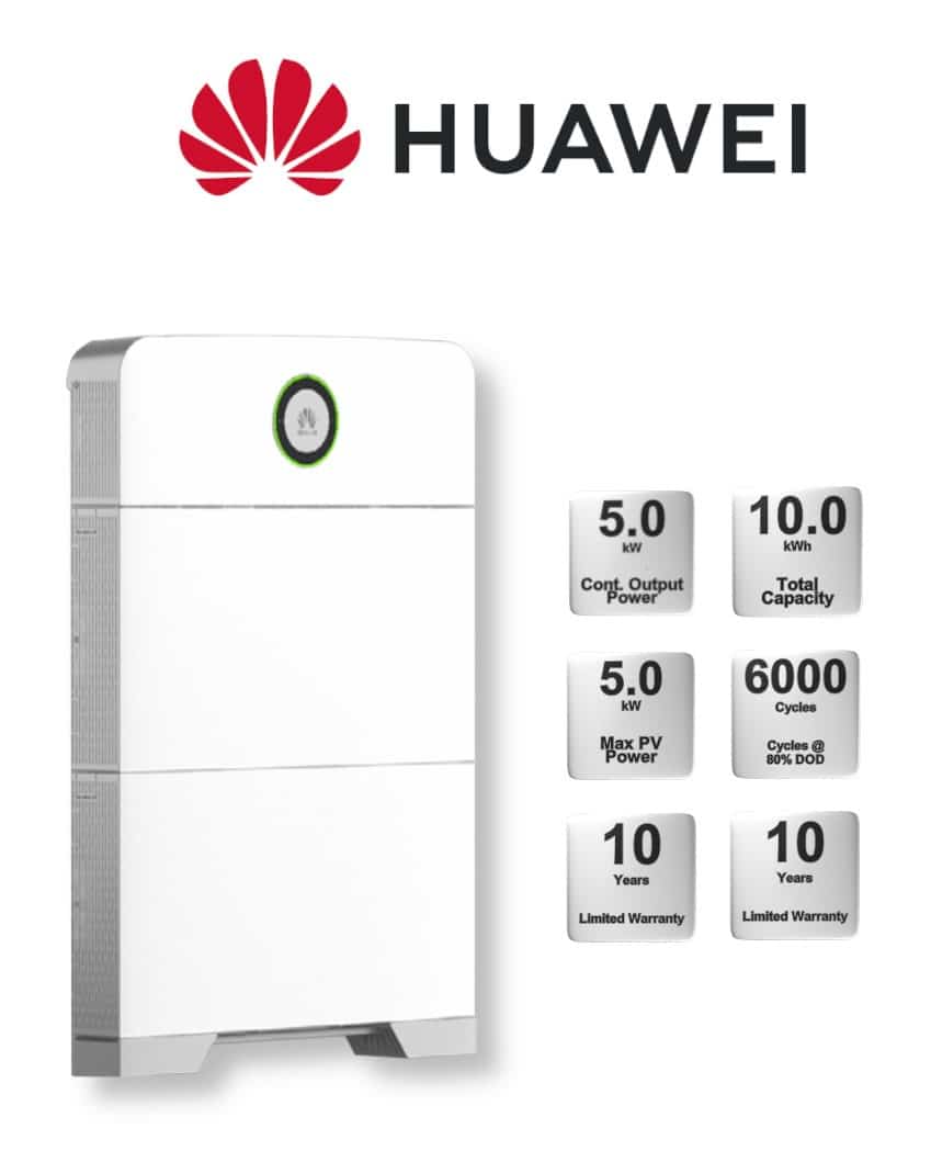 5.0 kW Huawei iSitePower All-in-One Solution, c/w 10kWh Lithium Battery