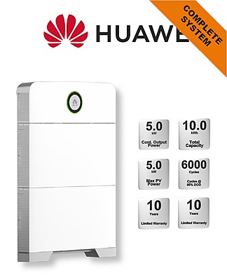 5.0 kW Huawei iSitePower All-in-One Solution, c/w 10kWh Lithium Battery