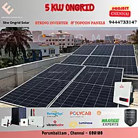 5KW ONGRID SOLAR  FOR HOME - 10YEARS WARRANTY