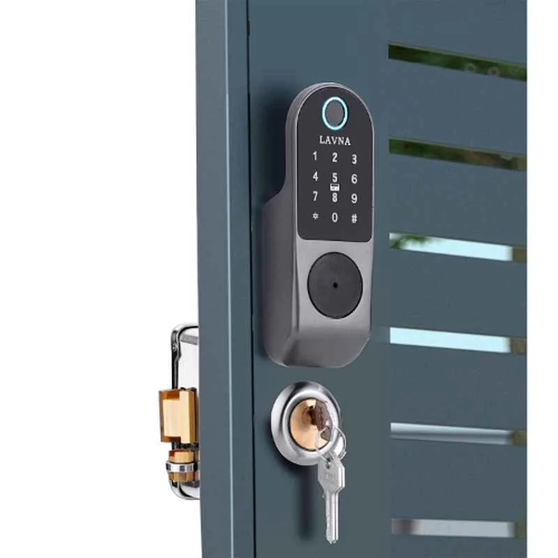LAVNA LE50 Digital Door Lock | 6 Way Unlock |for Wooden/Metal Doors