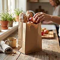 6# Brown Paper Bags 4/500