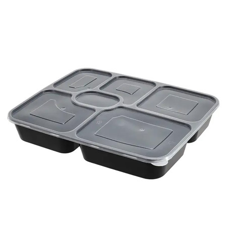 6 Compartment takeout Thali w/lids [100ct]