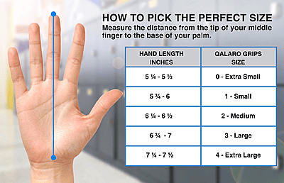 QALARO DOUBLE BUCKLE POWER GRIPS