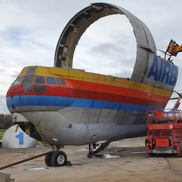 Aviationtag Aero Spacelines Super Guppy Turbines - F-BTGV - Blue