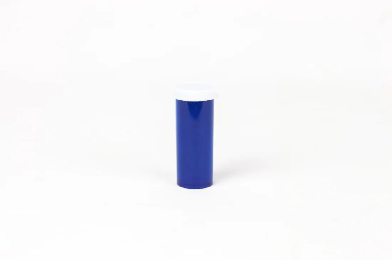 6 Dram Blue Snap Cap Vials - 650 Count