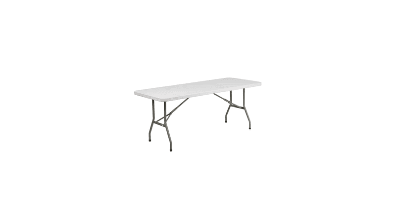 *White 6-FT Table Rental / Mesa de Alquiler