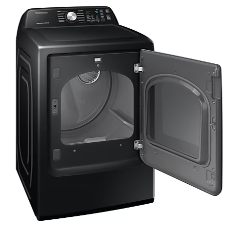 Secadora carga superior, tipo Americana gas 22 kilos . Negra. 36 Meses Garantía General