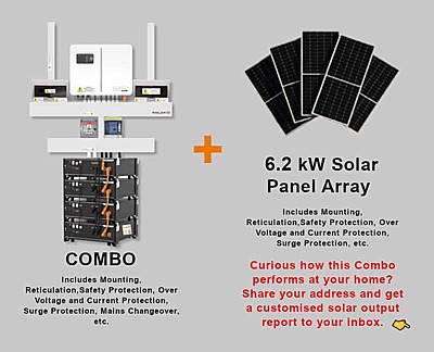 6.0 kW SUNSYNK Hybrid - PYLONTECH Combo, c/w 4 x 3.5 kWh Lithium Batteries