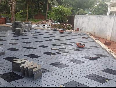 Arrow paving blocks