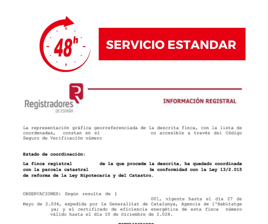 Solicitar Nota Simple Solicitar Nota Simple