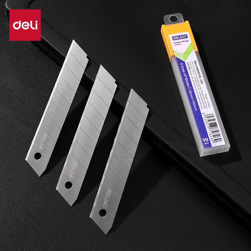 DELI UM518 STEEL BLADE FOR H/DUTY CUTTING KNIFE 18MM