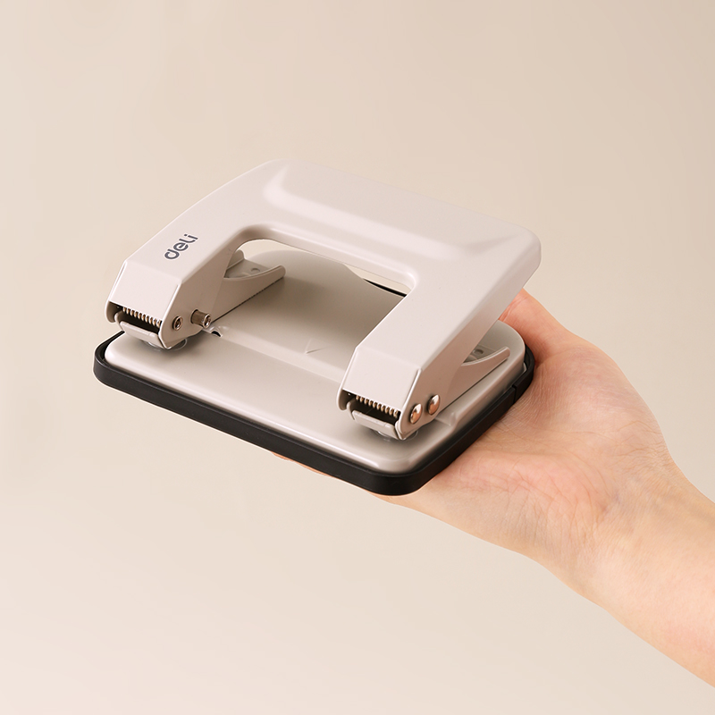 DELI EM25 METAL MEDIUM PUNCH, 25 SHEETS