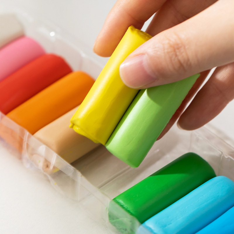 DELI EH719-6 PLASTICINE 6 COLORS 108G