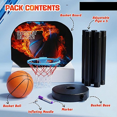 Amazkart 3-in-1 Basketball Play Set for Kids