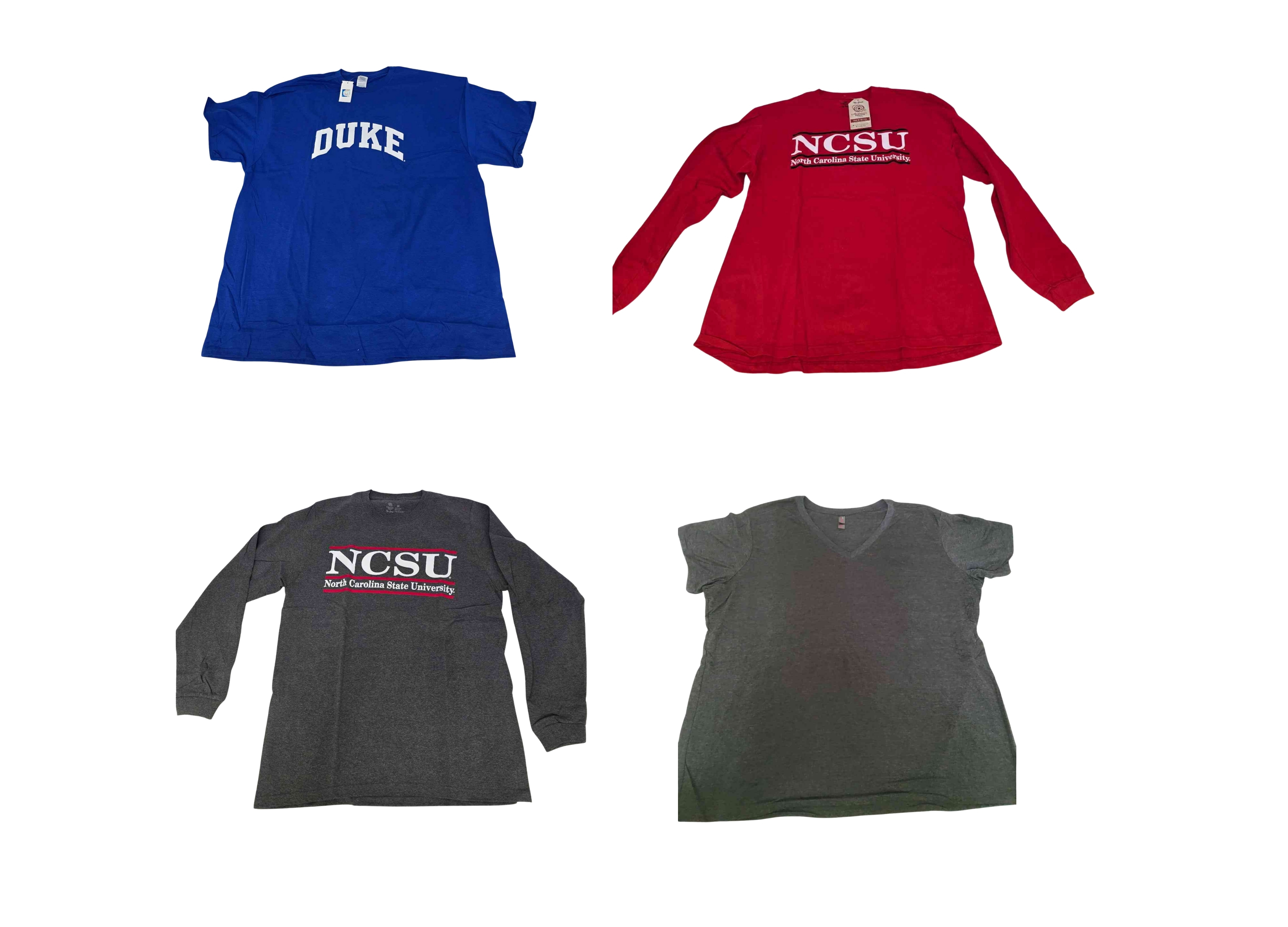 Wholesale T-Shirt Pallet - 297 Mixed Units - Short/Long/V-neck - Retail $12 | $2.74 Each