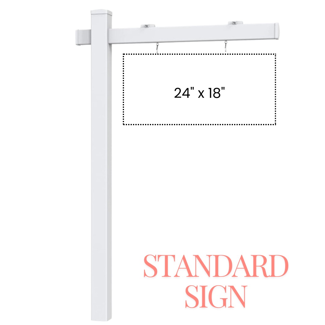 Print Your Custom Yard Signs – Double-Sided Aluminum