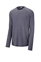 Sport-Tek® PosiCharge® Long Sleeve Tri-Blend Wicking Raglan Tee - ST400LS