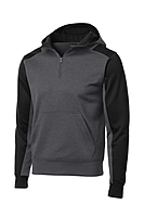 Sport-Tek®  Tech Fleece Colorblock 1/4-Zip Hooded Sweatshirt - ST249