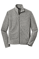Port Authority® Heather Microfleece Full-Zip Jacket - F235