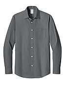 Brooks Brothers® Wrinkle-Free Stretch Pinpoint Spread Collar Shirt - BB18012