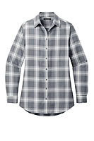 Port Authority® Women's Plaid Flannel Tunic - LW668