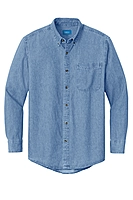 Port & Co™ Long Sleeve Value Denim Shirt - SP10