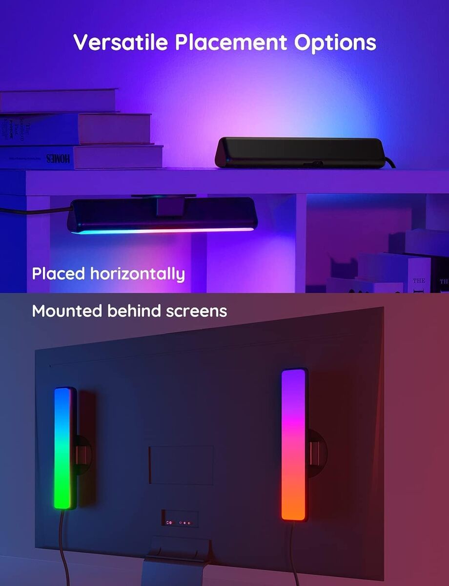 Govee RGBICWW WiFi + Bluetooth Flow Plus Light Bars