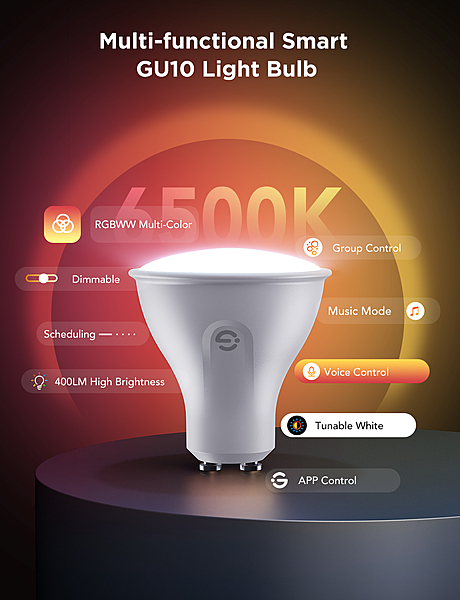 Govee RGBWW LED Bulb (2 Pack) GU10