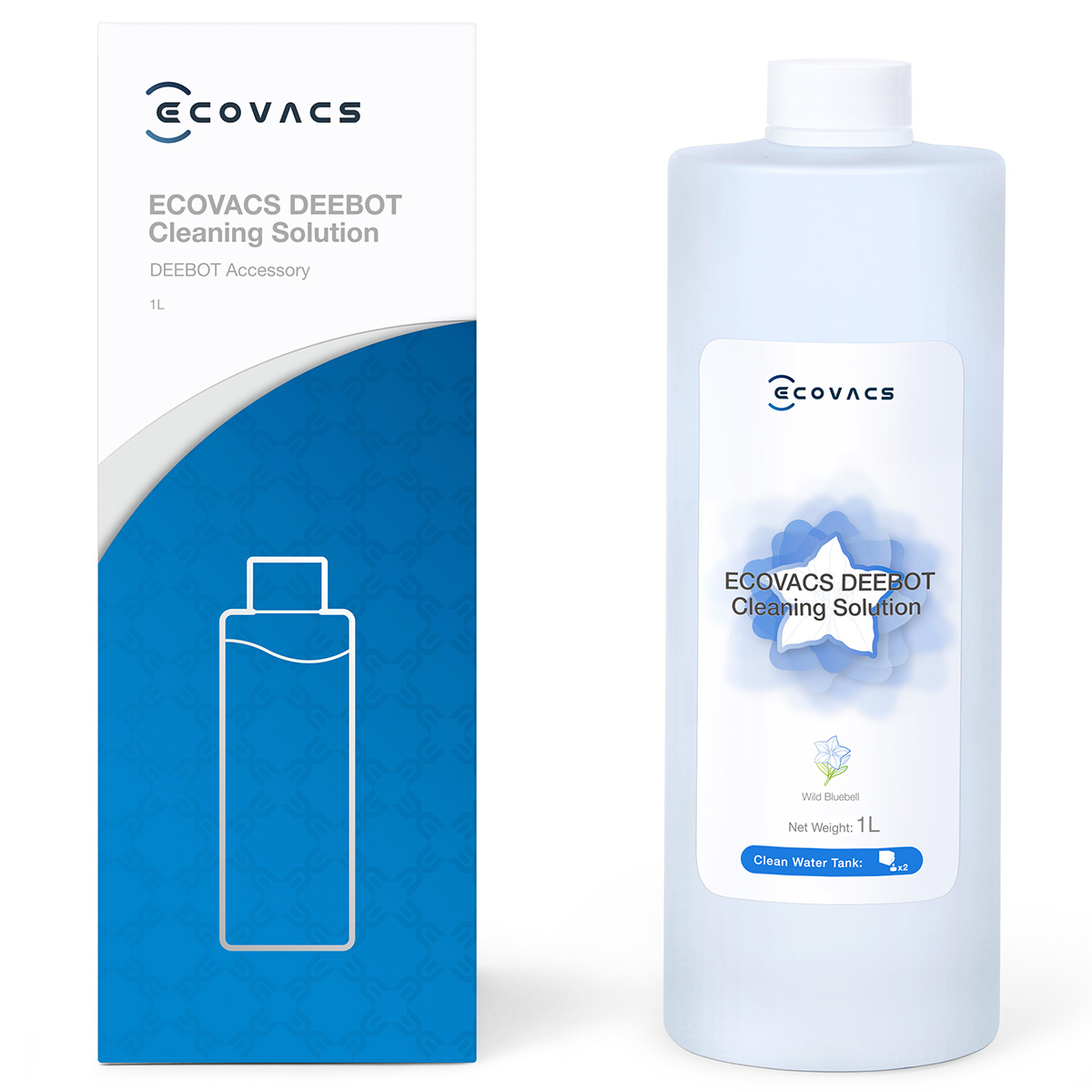 Ecovacs DEEBOT Cleaning Detergent Solution Bottle - 1L