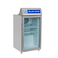 Blue Star VC95A visi cooler showcasing a limited selection of beverages. Blue Star VC95A visi cooler showcasing a limited selection of beverages.