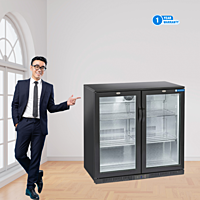 Keep your beverages perfectly chilled and on display with this sleek and efficient refrigerator. Keep your beverages perfectly chilled and on display with this sleek and efficient refrigerator.