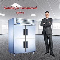Energy-efficient Blue Star 4 Door Reach-In chiller with eco-friendly refrigerant. Energy-efficient Blue Star 4 Door Reach-In chiller with eco-friendly refrigerant.