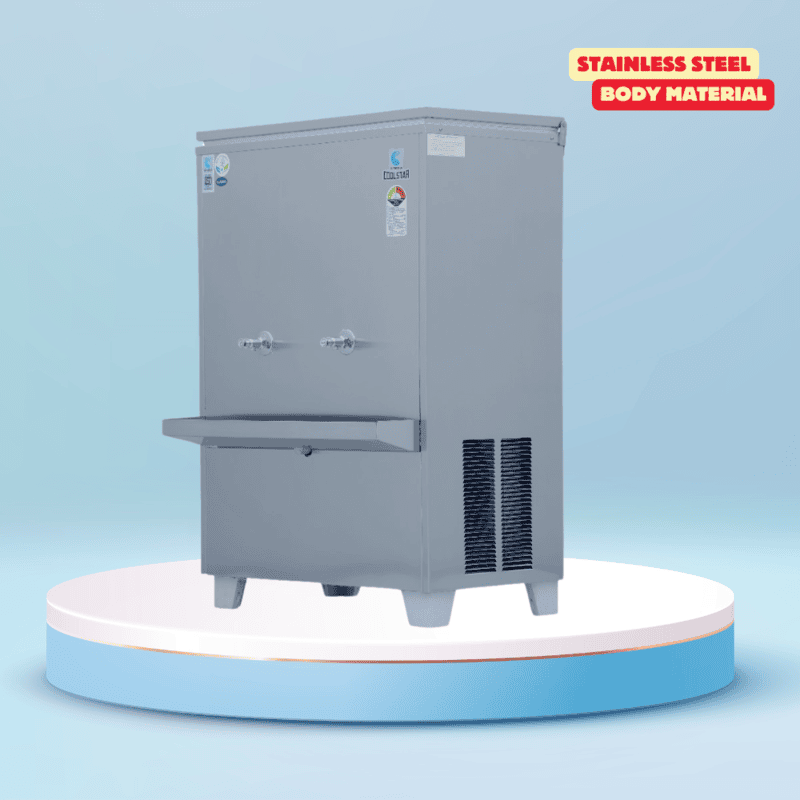 Stainless steel water cooler from Cimaterol, model SS80120.