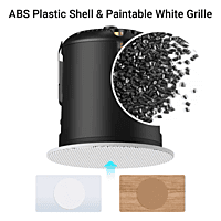 Arylic waterproof CK30C 3" 60W Coaxial HD In-ceiling Speaker