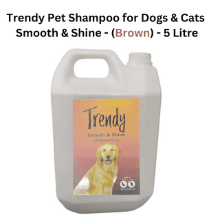 Trendy Pet Shampoo  Smooth & Shine - (Brown) - 5 Litre Trendy Pet Shampoo  Smooth & Shine - (Brown) - 5 Litre