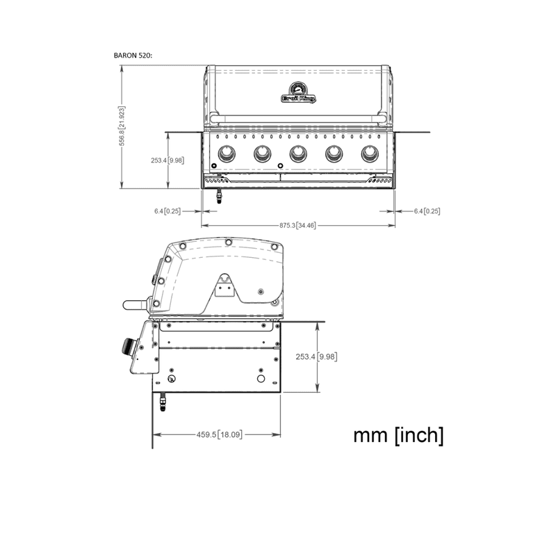 Broil King Baron™ 520 Built-In Gas Grill