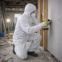 White Microporous Coveralls β ABC Construction Services
