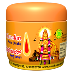 Manikanta Scented Astagandha Chandan Paste 50g Bottle