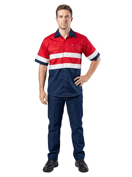 Hi-Viz Vented S/S Workshirt