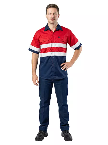 Hi-Viz Vented S/S Workshirt