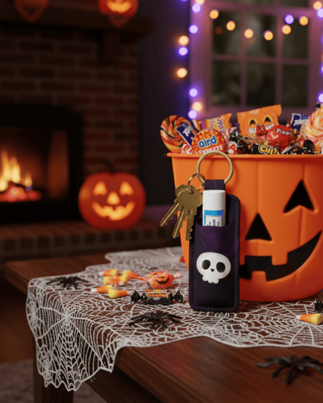 Halloween Lip Balm Keychain
